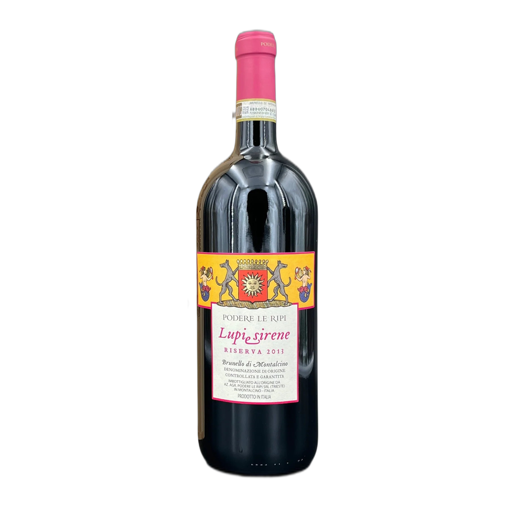 Podere Le Ripi, Brunello di Montalcino Riserva Lupi e Sirene 2013, Magnum 1500 ml