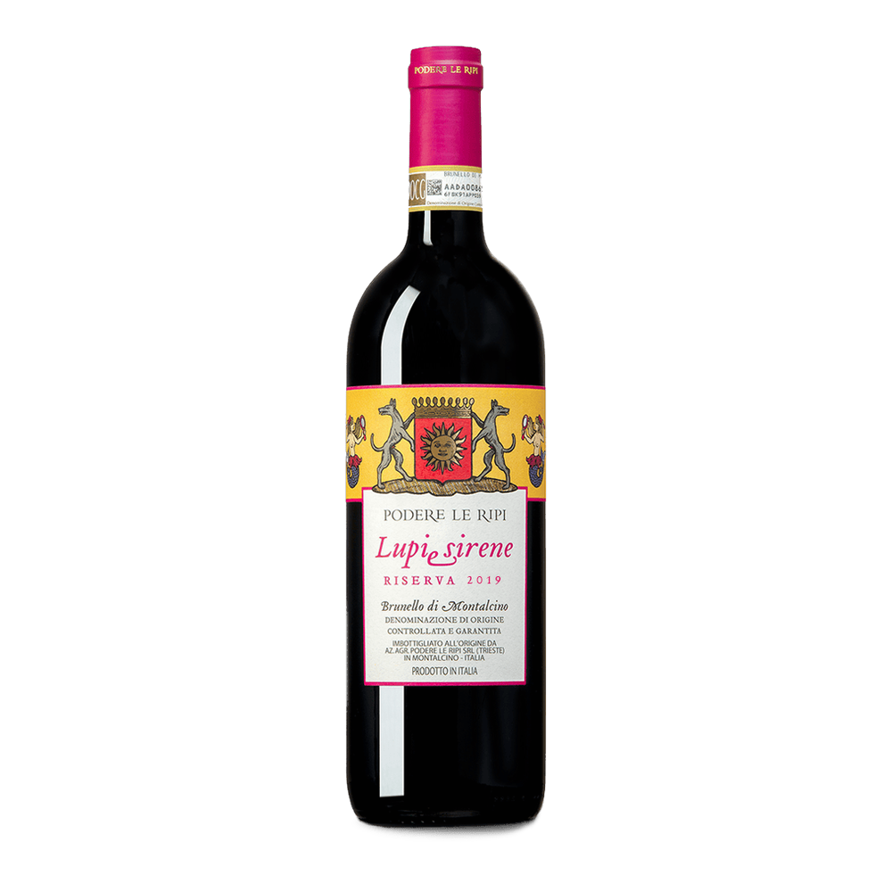 Podere Le Ripi, Brunello di Montalcino Riserva Lupi e Sirene 2019, Bottiglia 750 ml