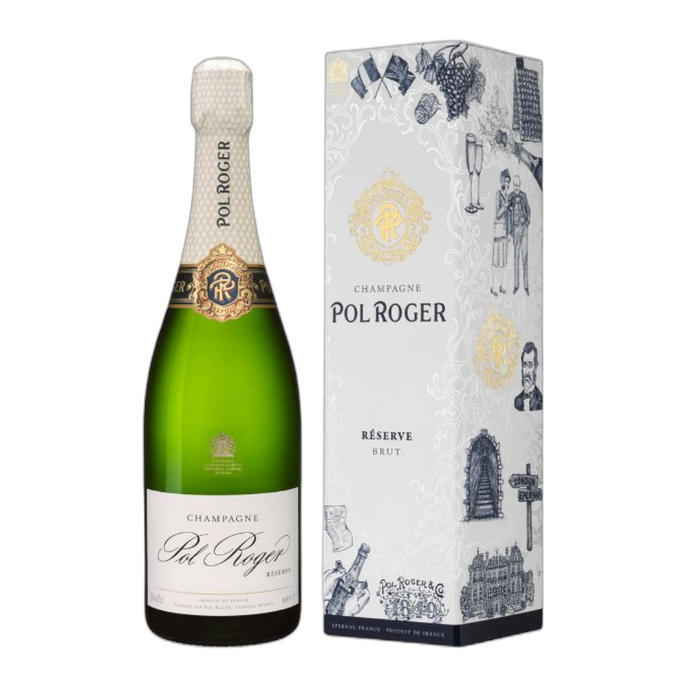 Pol Roger, Réserve Brut, Bottiglia con astuccio 750 ml