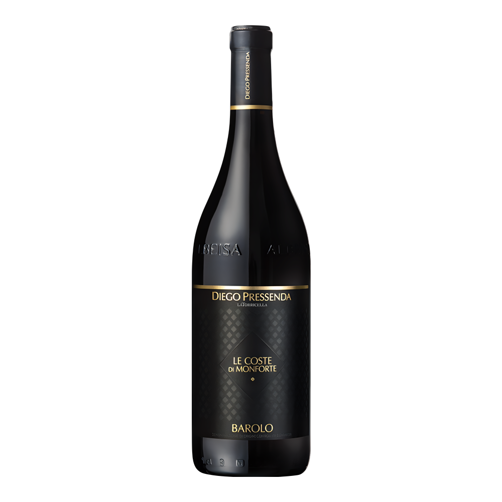 Diego Pressenda, Barolo Le Coste di Monforte 2019, Bottiglia 750 ml