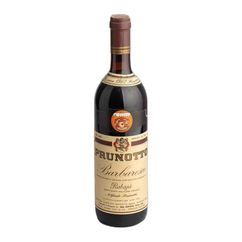 Prunotto, Barbaresco Rabajà 1985, Bottiglia 750 ml