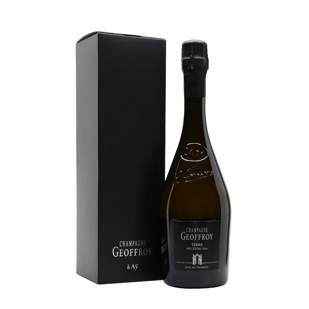 Geoffroy, Terre Millésime Extra brut 1er Cru 2006, Bottiglia con astuccio 750 ml