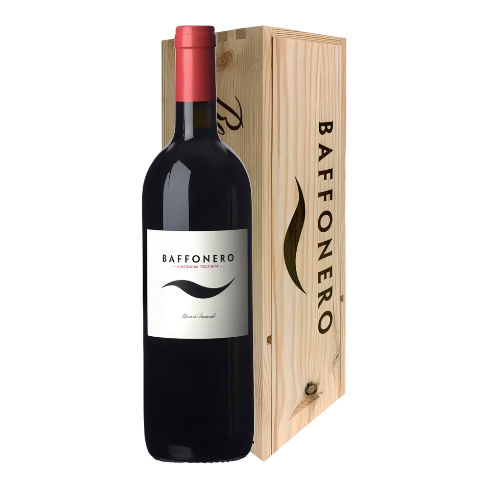 Rocca di Frassinello, Baffonero 2015, Bottiglia cassa legno 750 ml