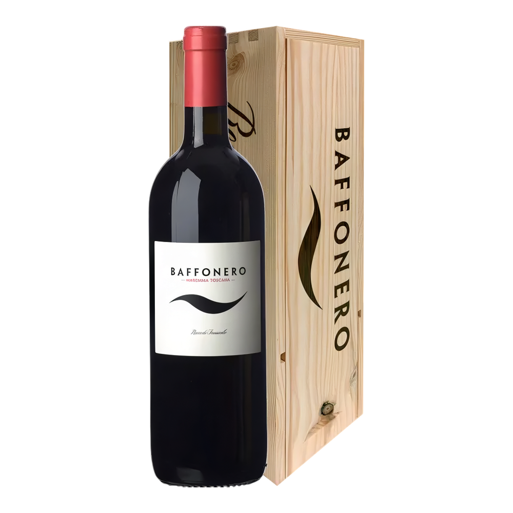 Rocca di Frassinello, Baffonero 2016, Bottiglia cassa legno 750 ml
