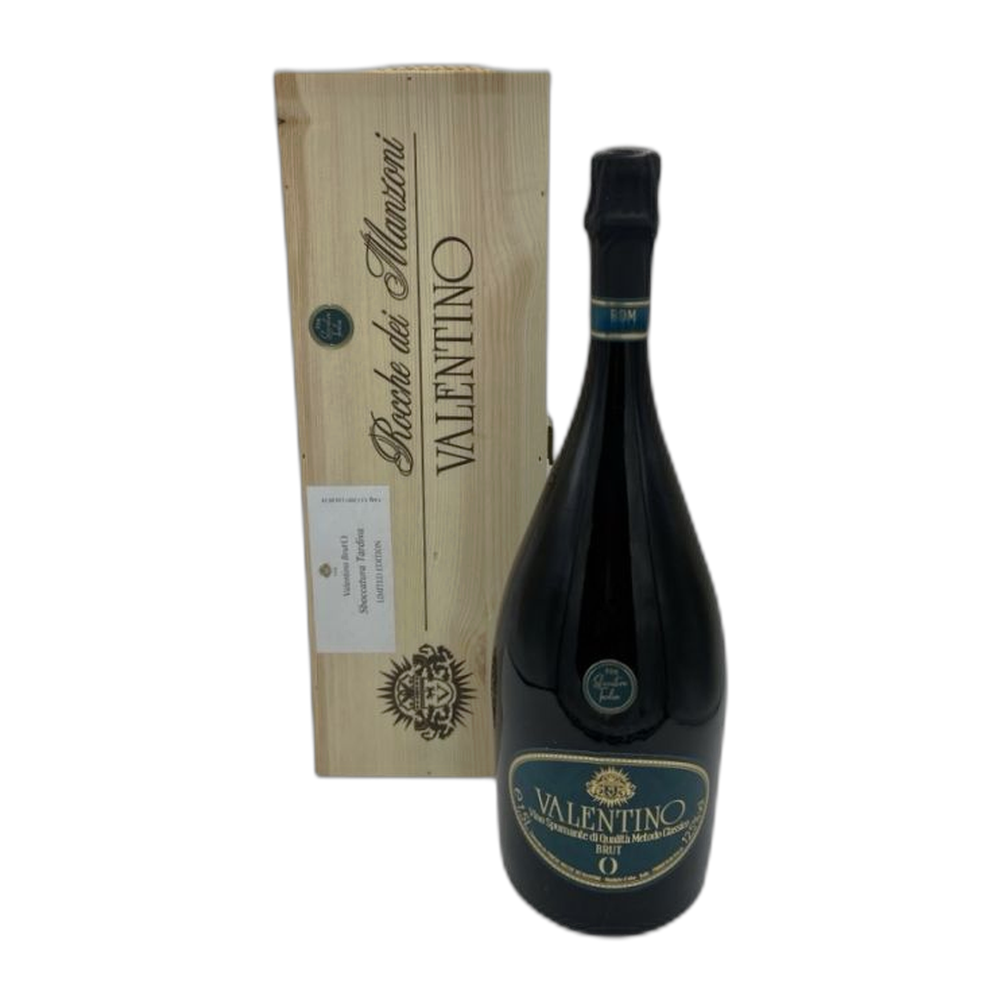 Rocche dei Manzoni, Valentino Zero Sboccatura Tardiva Brut 2007, Magnum cassa legno 1500 ml