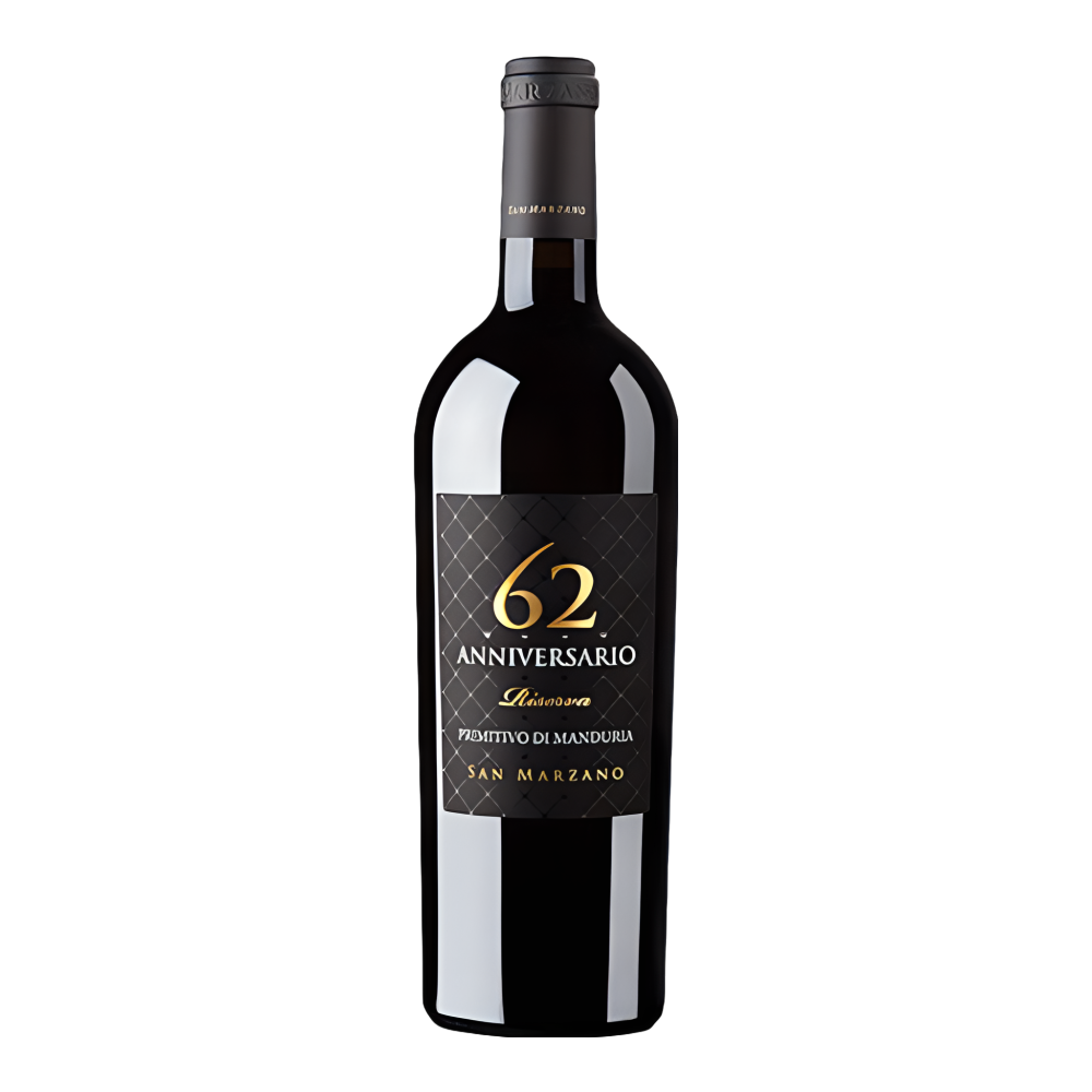 San Marzano, Primitivo di Manduria Riserva Anniversario 62 2018, Bottiglia 750 ml