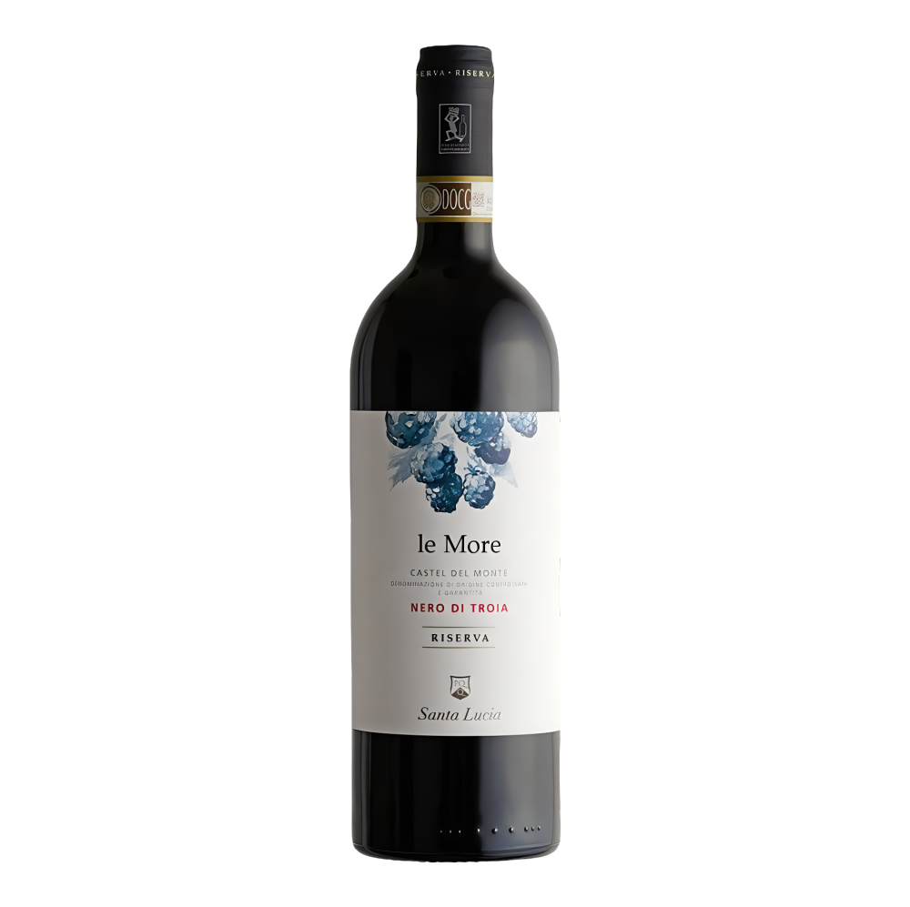 Santa Lucia, Nero di Troia Castel del Monte Riserva Le More 2020, Bottiglia 750 ml