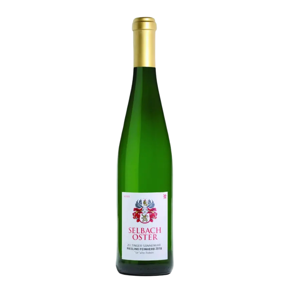 Selbach Oster, Riesling Zeltinger Sonnenuhr Spätlese feinherb “Ur” Alte reben 2018, Bottiglia 750 ml