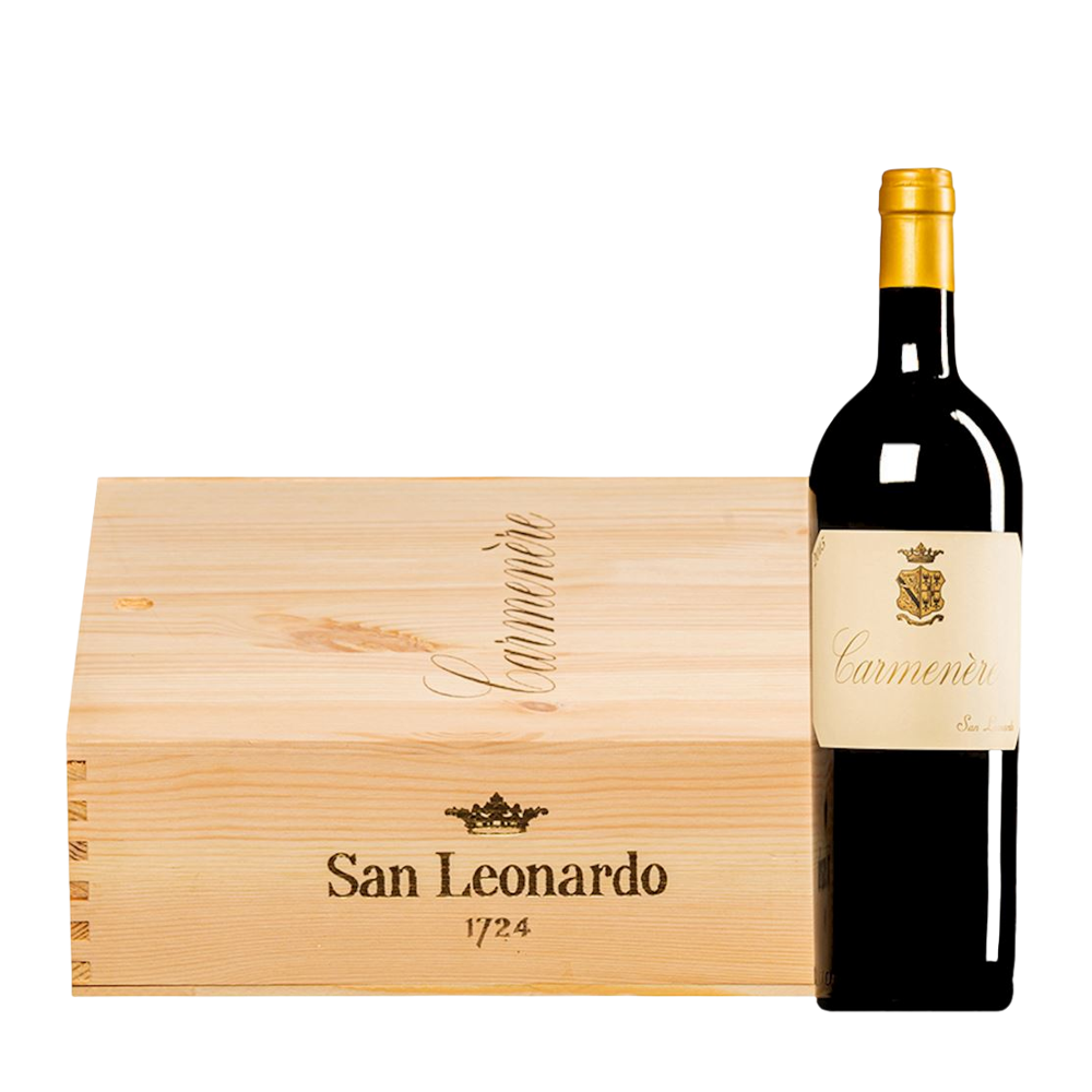 Tenuta San Leonardo, Carmenère 2016, Bottiglia cassa legno 750 ml