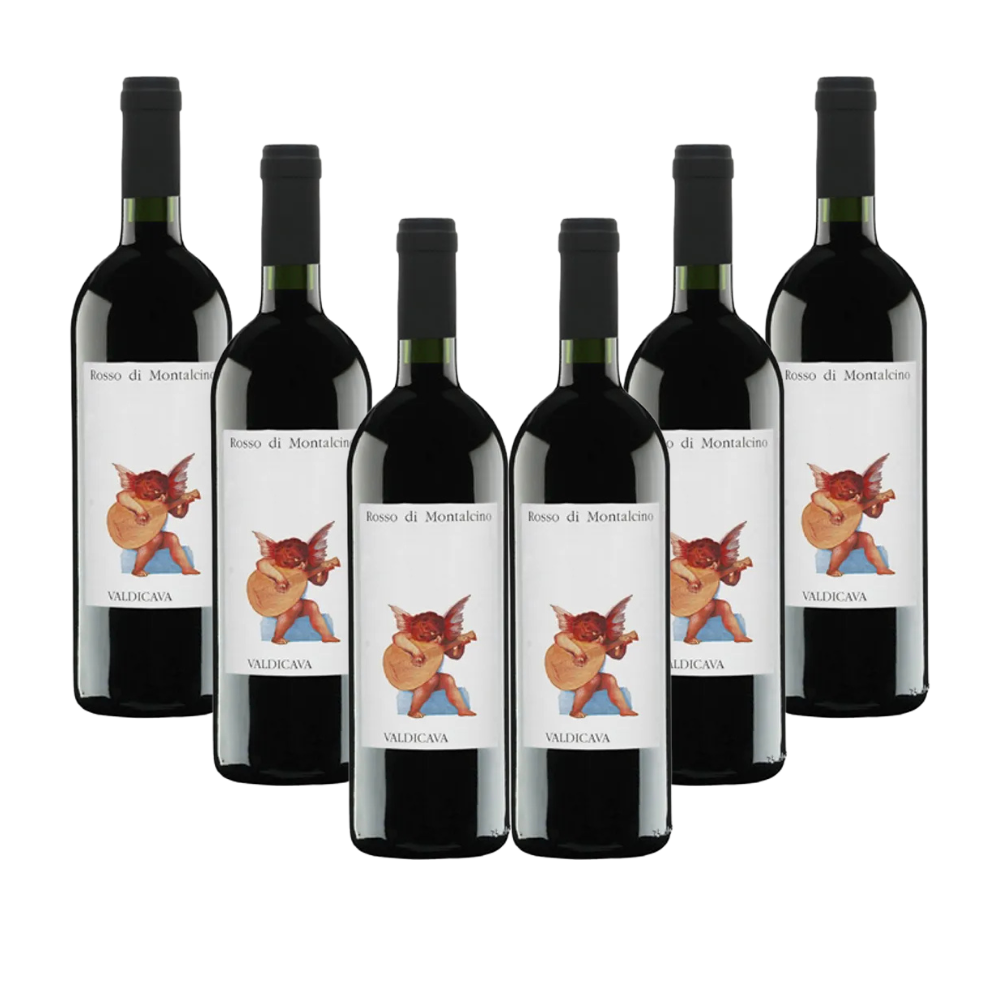 Tenuta Valdicava, Rosso di Montalcino 2022, Cassa 6 Bottiglie