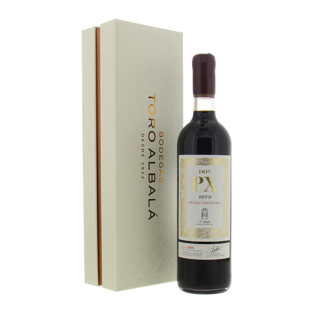 Toro Albalá, Don P.X. Vieja Cosecha 1973, Bottiglia con astuccio 750 ml