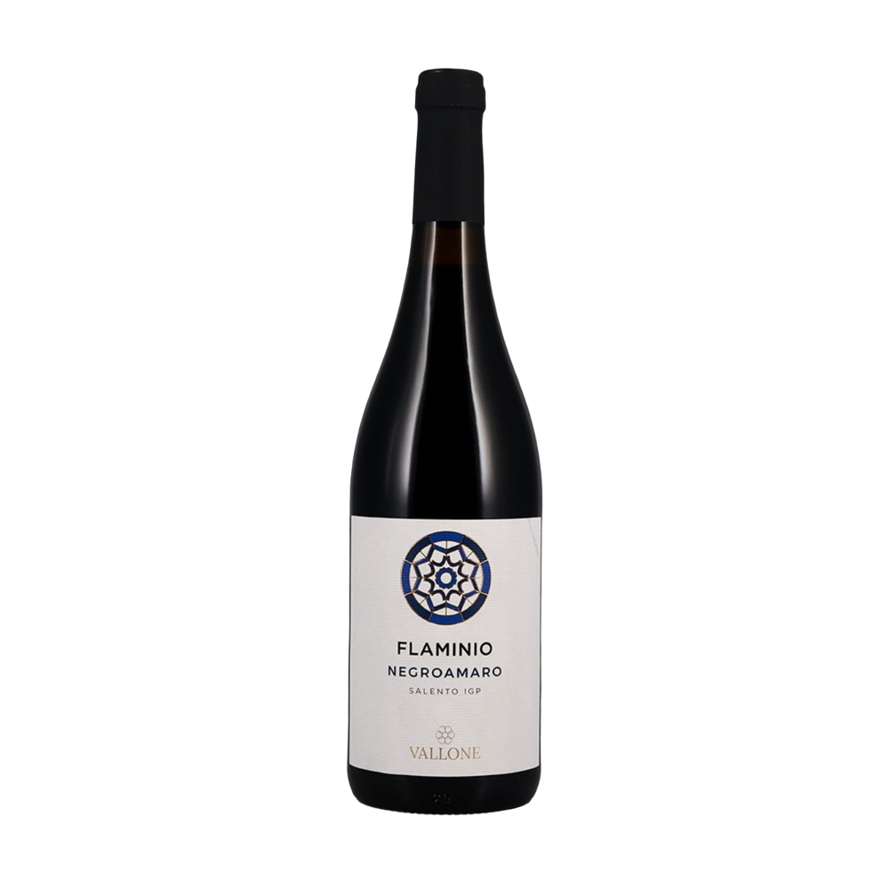 Vallone, Negroamaro Flaminio 2023, Bottiglia 750 ml