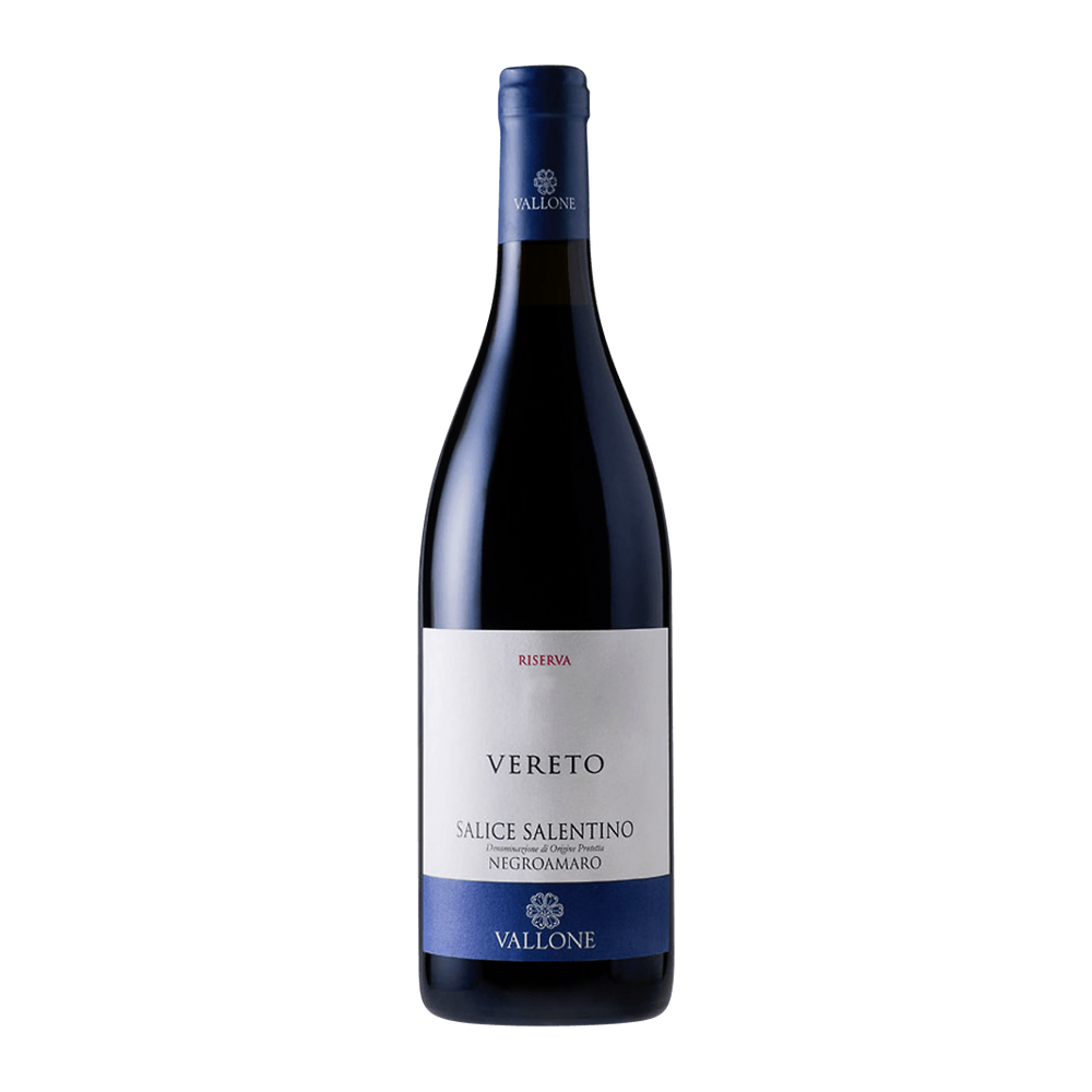 Vallone, Negroamaro Salice Salentino Riserva Vereto 2019, Bottiglia 750 ml