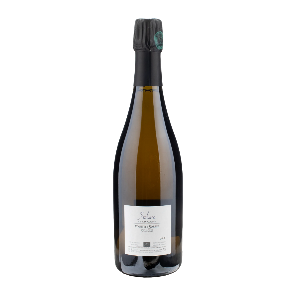 Vouette & Sorbée, Sobre Blanc de Blancs Brut nature 2014, Bottiglia 750 ml